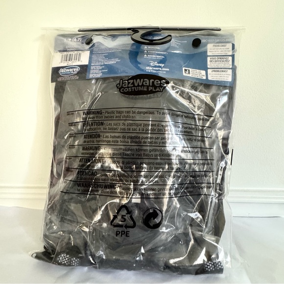 STAR WARS Darth Vader Official Youth Adaptive Costume Jazwares S 4-7 - Picture 6 of 7